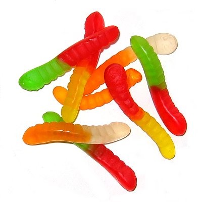 GUMMY WORMS!!!!!!!